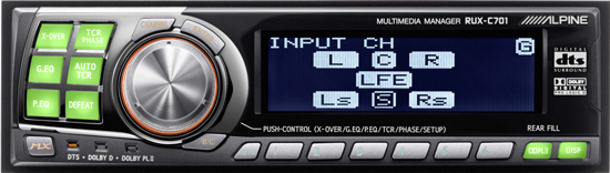 Автомобильный аудиопроцессор Alpine RUX-C701