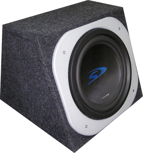Автомобильный сабвуфер Alpine SWS-1243D box Автомобильный сабвуфер Alpine SWS-1243D box